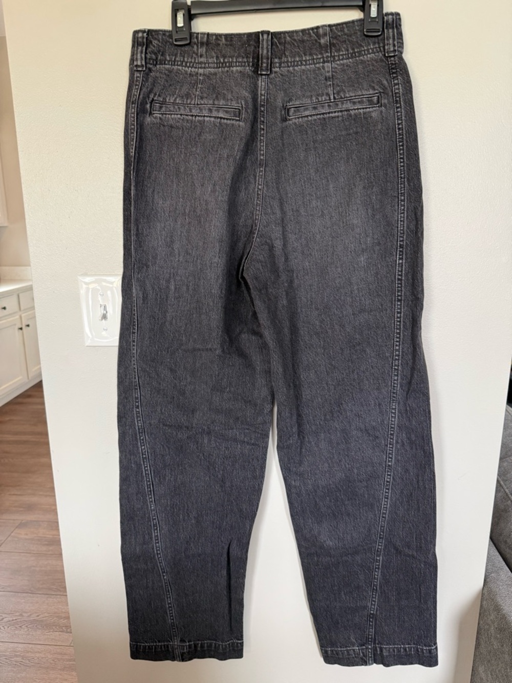 Madewell Black Washed Denim Jeans - Picture 2 of 4